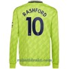 Manchester United Rashford 10 Tredje 22-23 - Herre Langermet Fotballdrakt